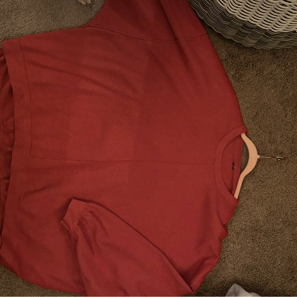 Free People Oversized orange Pullover Sweater - Picture 3 of 3